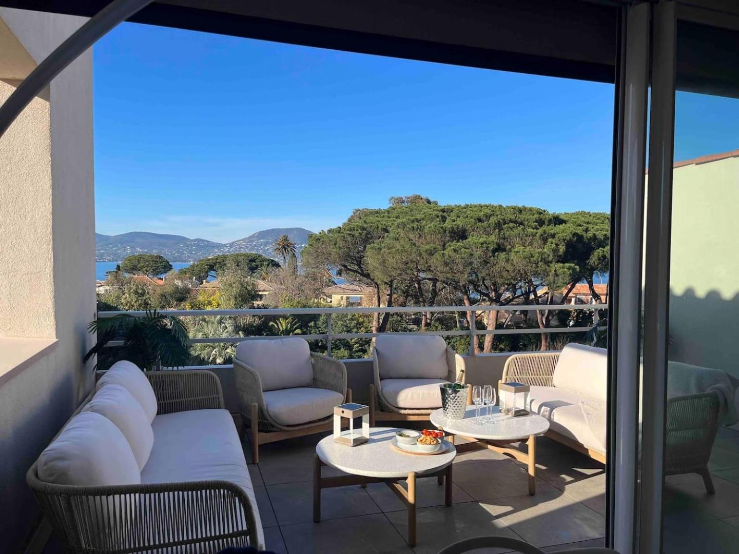 Terrasse Vue Mer - Appartement 6 Pers, 3 Chambres Et Parking A St Tropez Saint-Tropez Exterior photo